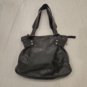Rudsak Black  Leather Hobo, Shoulder Tote Bag, Soft Leather, Carry All